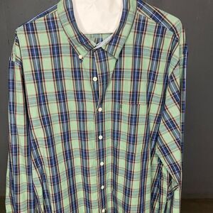 Men’s Green XL Izod Button Down Shirt